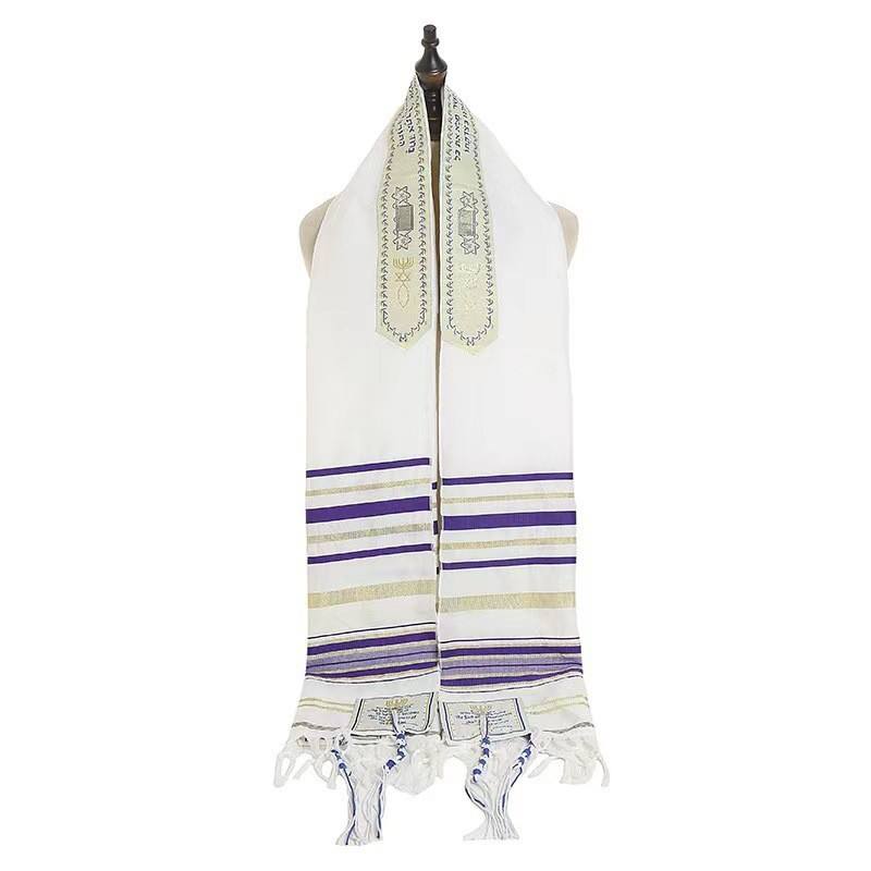Prayer towel with bag-dark purple