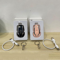 Light Mini Usb Power Banks 1500mah Petite batterie de charge d'urgence Porte-clés Chargeur portable