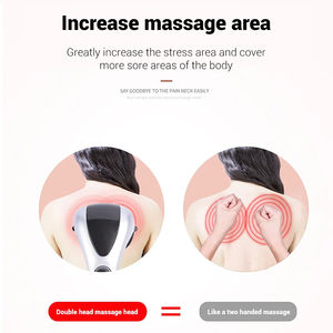 Nouveau masseur de dos vibrant à main puissant marteau de massage à double tête de relaxation électrique - Product Image 2