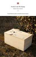Urne funéraire en bois pour chien et chat, mignonne, classique et écologique