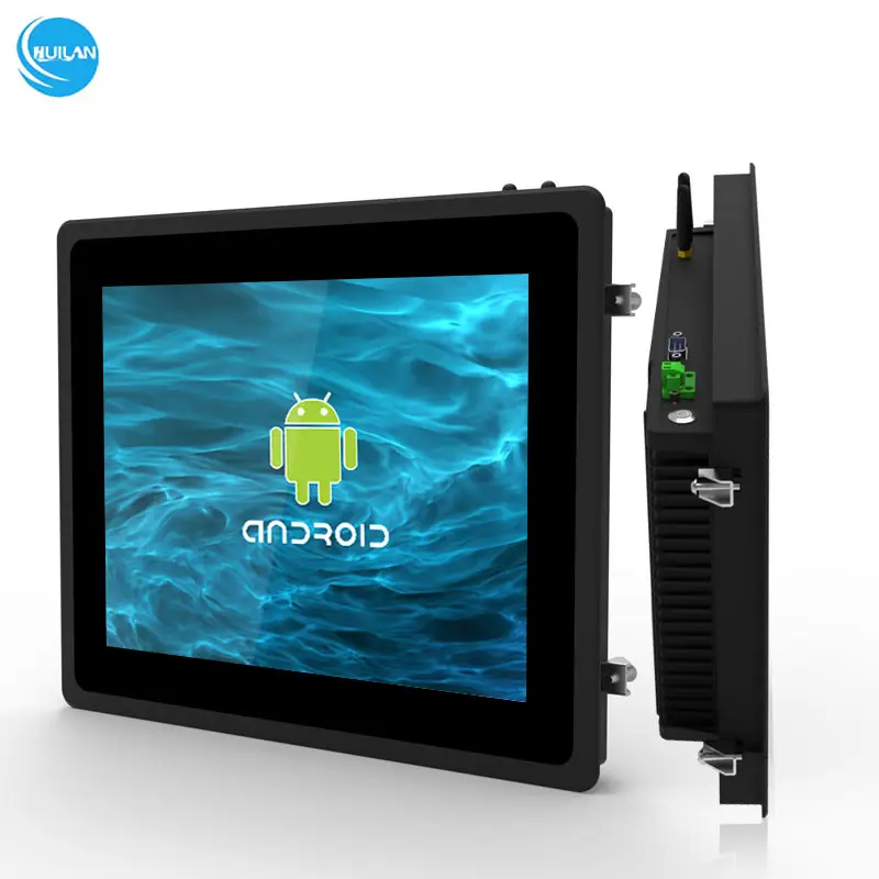 Öffener Rahmen 10-Punkte-Kapazität-Touchscreen LCD-Monitor lüfterloser Industrie-PC Win 10 Android RK3568 CPU IP65 versandbereit