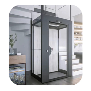 Elevador de Villa pequeña y ático dúplex para escaleras de <span class=keywords><strong>segundo</strong></span> a <span class=keywords><strong>sexto</strong></span> piso Máquina de tracción sin engranajes para uso doméstico de turismo - Product Image 5