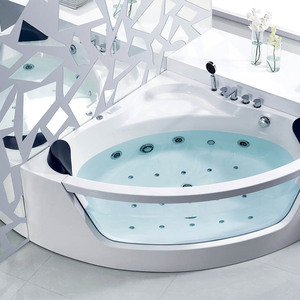 <span class=keywords><strong>Bañeras</strong></span> de <span class=keywords><strong>hidromasaje</strong></span> transparentes de acrílico de lujo para 2 personas, <span class=keywords><strong>bañeras</strong></span> de masaje de <span class=keywords><strong>esquina</strong></span> para baño, 1500mm - Product Image 2
