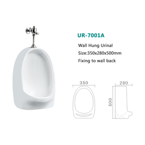 Proveedor de Artículos Sanitarios de Chaozhou, Urinario de Cerámica para Baño, Montaje en Pared de Esquina - Product Image 3