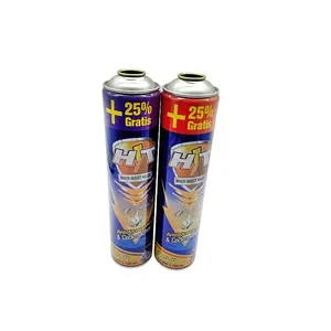 China Fabricantes linha de produção fábrica personalizado Vazio Aerossol Tin Can aerossol cabelo spray pode