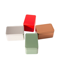 Emballage pour biscuits 120*80*65mm, boîte rectangulaire en métal pour tiramisu matcha, biscuits croustillants, barres Niuniu, boîte cadeau, emballage personnalisé