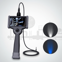 Caméra d'inspection UV VSNDT 3,9 mm 1m-3m, vidéoscope portable industriel pour la détection de fuites et de défauts, IP67, articulation à 360°, écran tactile FHD 6 pouces