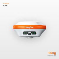 Récepteur GNSS RTK haute performance GEORISE R20L OEM avec fonction laser, 1408 canaux, projection de scène réelle AR, batterie 13400 mAh