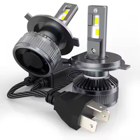 Offre Spéciale V28 H1 phares LED 130W 12000LM H4 COB puce système d'éclairage automatique fonction clignotante pour Audi Cruze Ix35 A3 Golf Azera