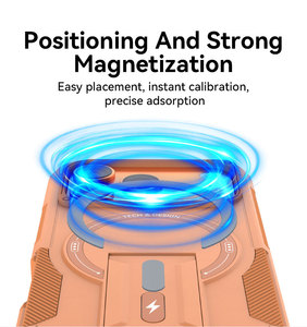 כיסוי טלפון עמיד בפני זעזועים עם מעמד מסתובב, מגן מצלמה נשלף מגנטי, עמיד בפני זעזועים, עבור אייפון 12 13 14 15 16 17 פרו מקס - Product Image 5