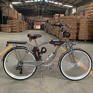 Vélo de ville rétro britannique CG avec électrodéposition en <span class=keywords><strong>acier</strong></span> blanc, 24/26 pouces, pour adultes, autre vélo - Product Image 6