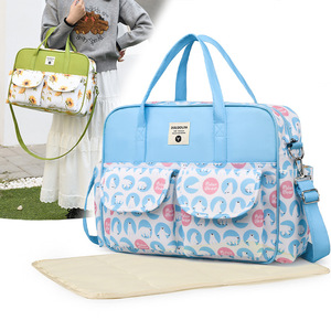 Moda organizador personalizado pañal Caddy bebé pañal mamá adulto reutilizable bolsa de pañales - Product Image 1