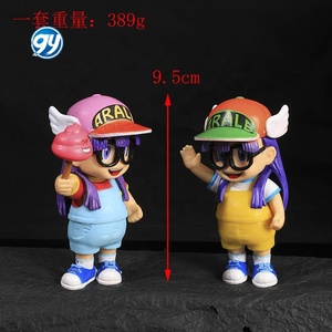 6 pezzi Dr. crollo figura Anime Dr. Mashirito Machine Doll <span class=keywords><strong>Arale</strong></span> Norimaki Poop Ding Xiaoyu statua - Product Image 2