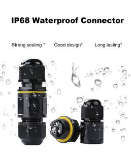 IP68 ישר חיצוני כבל 2pin 3pin M684 מיני עמיד למים מחבר חוט חשמל לרתום מחבר עמיד למים ציוד - Product Image 6