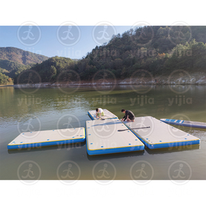 Plateforme flottante gonflable <span class=keywords><strong>pour</strong></span> yacht, quai flottant en PVC, <span class=keywords><strong>bain</strong></span> <span class=keywords><strong>de</strong></span> <span class=keywords><strong>soleil</strong></span> <span class=keywords><strong>pour</strong></span> <span class=keywords><strong>bateau</strong></span>, plateforme flottante gonflable <span class=keywords><strong>pour</strong></span> l'océan - Product Image 4