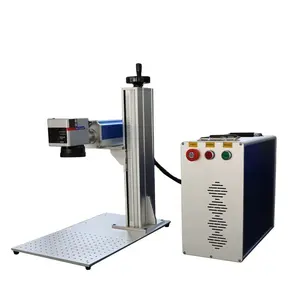 Mopa Color Mask 3D Dynamic Marker MAX Metal Fiber Laser 20W 30W 50W Fiber Laser Marking Machine with Rotary