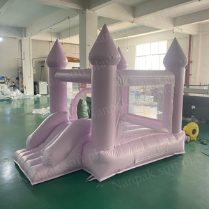 Taro gonfiabile viola parco giochi al coperto e all'aperto per bambini che saltano casa di rimbalzo con scivolo e buca per feste di matrimonio - Product Image 6