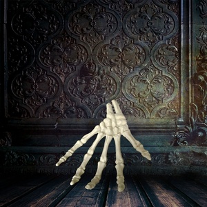 Accesorio de Halloween para Bromas: Colgante de Plástico con Forma de Mano de Esqueleto y Garra para Decoración de Casas Embrujadas y Bares - Product Image 5