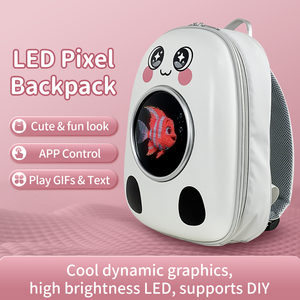 Sac à dos scolaire antichoc et durable pour étudiants avec écran LED coloré, adorable sac d'école pour filles, idéal pour l'école et les trajets quotidiens - Product Image 6