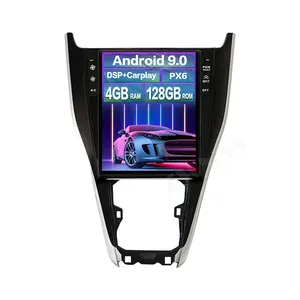 Tesla Stile Android 9.0 4GB Per Toyota Harrier 2013-2018 Auto di Navigazione GPS Headunit Multimedia Player Auto Radio Stereo
