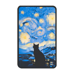 Rascador de pared para gatos con diseño de dibujos animados, duradero, para interiores. - Product Image 2