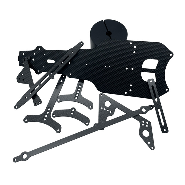 Custom Made OEM ODM Cheap CNC Machining Service Carbon Fiber Drones Accessories Carbon Fiber CNC Custom Part