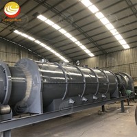 Four de carbonisation rotatif scellé ORME sans fumée pour la pyrolyse des déchets biomasse et la production de charbon de bois