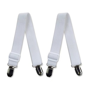Bed Sheet Fasteners – Crisscross Elastic Straps, Adjustable, Non-Slip – Hold Fitted Sheets, Mattress Protectors, <b>Sofa</b> <b>Covers</b> Tig - Product Image 1