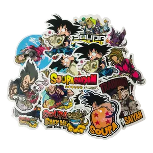 Custom holographic stickers free proofing cartoon anime Narutoes sticker