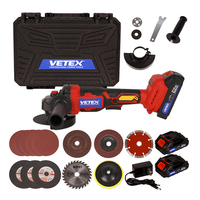 Meuleuse d'angle sans fil 21V 1000W à moteur sans balais, 100% personnalisable en usine, professionnelle, pour découpe et polissage