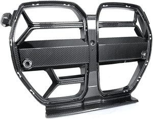 Sợi Carbon phía trước lưới tản nhiệt với giọng Bumper nướng Bộ dụng cụ cơ thể cho BMW M3 G80 M4 g82 G83 xe grills - Product Image 2