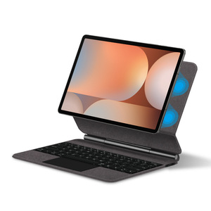 Étui rétroéclairé magique pour clavier pour Tab S8/S9/S10 Ultra 14,6'' en cuir PU magnétique avec geste multi-main tactile - Product Image 1