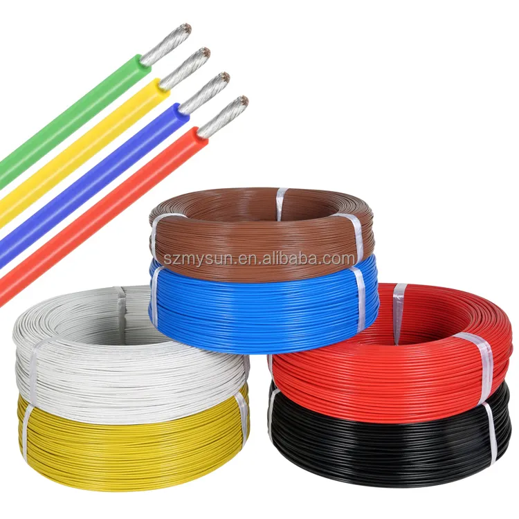 Single core copper UL1332 FEP high temperature 300V 200C 10-26AWG electrical cable and wire top quality electrical wire