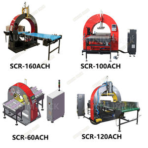 آلة تغليف أفقية دوارة أوتوماتيكية بالكامل للأثاث والأبواب الخشبية والمنصات، آلة تغليف بلاستيكية قابلة للتمدد - Product Image 2