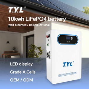 T.Y.L. Batería de Almacenamiento de Energía para el Hogar de 10 kWh y 51.2 V, Batería de Pared LiFePO4 - Product Image 1