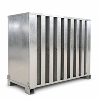 Grille acoustique insonorisante pour la ventilation extérieure industrielle et commerciale, solution de réduction du bruit pour l'admission et l'évacuation de l'air