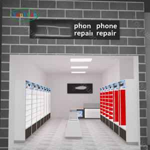 ตู้โชว์อุปกรณ์เสริมติดผนัง<span class=keywords><strong>โทรศัพท์</strong></span>มือถือ<span class=keywords><strong>ที่</strong></span>ได้รับความนิยมมากที่สุดตู้โชว์พร้อมกระจกและไม้ขนาด78นิ้ว - Product Image 6