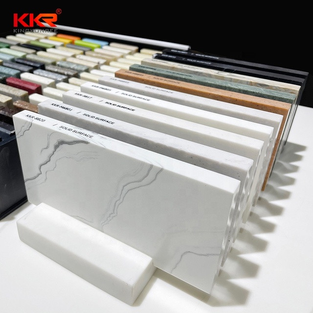 Factory Hot Selling Quality Artificial Stone 6-30mm Thickness Acrylic Solid Surface Slab Marble Sheet for Countertops