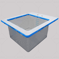 Plateforme flottante gonflable ronde, yacht, île, piscine, ponton, quai flottant gonflable de mer