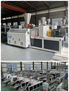 Machine d'extrusion de profilés d'angle en PVC pour murs, ligne de production de profilés d'angle en céramique pour carreaux en PVC - Product Image 2