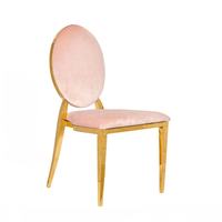 Sedie Salle à manger Mobilier d'hôtel Patio Manucure Rose Chiavari Velours Restaurant Événements de mariage Chaise de salle à manger en cuir PU Hôtel