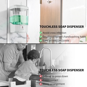 Distributeur de désinfectant pour les mains mains libres 700 ml, distributeur de savon liquide sans contact, distributeur de désinfectant pour les mains sans contact - Product Image 3