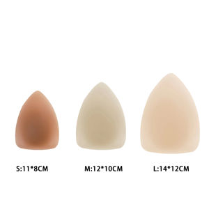 Soutien-gorge adhésif triangulaire invisible, respirant et lavable, avec couvre-tétons en silicone pour bikini – Vente en gros - Product Image 2