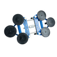 Ventouse de raccordement à six griffes de 123 mm en alliage d'aluminium de qualité industrielle FY-RS-018 avec clip ABS pour usage en construction