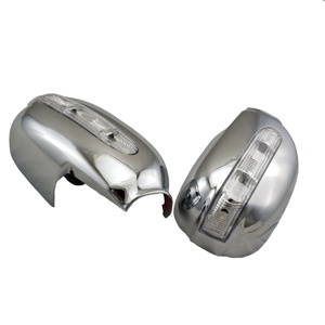 Bonne qualité, accessoires extérieurs de voiture, couvercle de rétroviseur chromé avec lumière led, année 1996 - Product Image 4