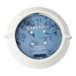 Candela Decorativa al Profumo di Fiori d'Arancio, Grande, per Interni ed Esterni, Decorazione per la Casa e il Soggiorno - Product Image 3