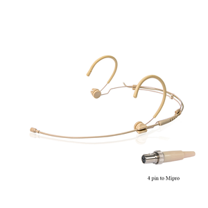 Micrófono Profesional de Diadema <span class=keywords><strong>Mini</strong></span> XLR de 4 Pines, Micrófono de Diadema Multiusos para Sistema de Sonido - Product Image 4