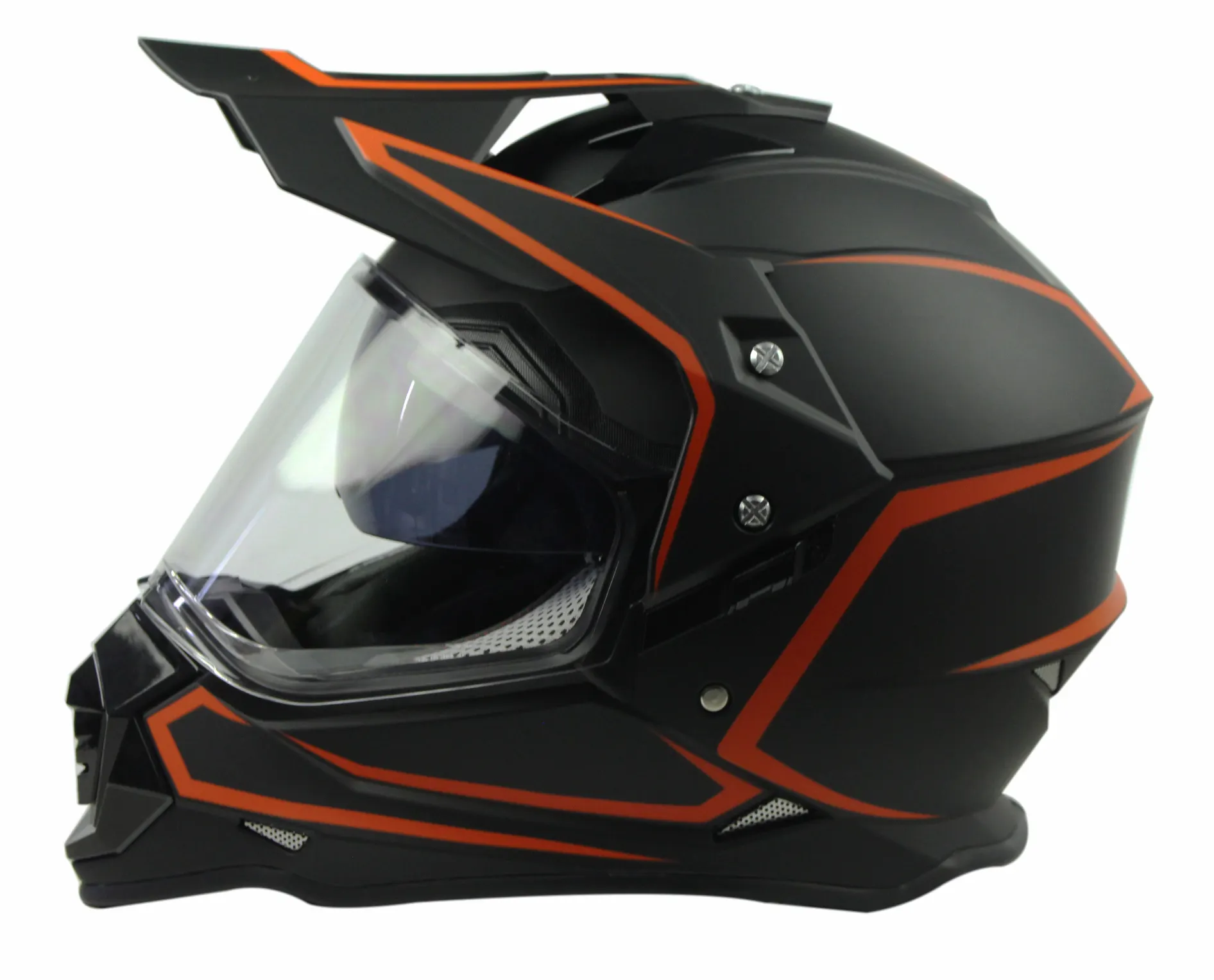 cross off road motorcycle helmet casco para motor double visor WLT-129