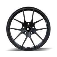Rines de Aleación de Aluminio Forjado de 18 Pulgadas 5x114.3, Cóncavos Profundos, para Autos de Pasajeros, 18x8.5J, Negro Mate, Deportivos, para Mazda 3 Sedán