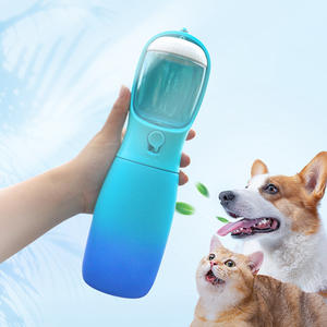 Bouteille d'eau portable pour chat et <span class=keywords><strong>chien</strong></span> avec logo personnalisé en gros, couleur dégradée - Product Image 2